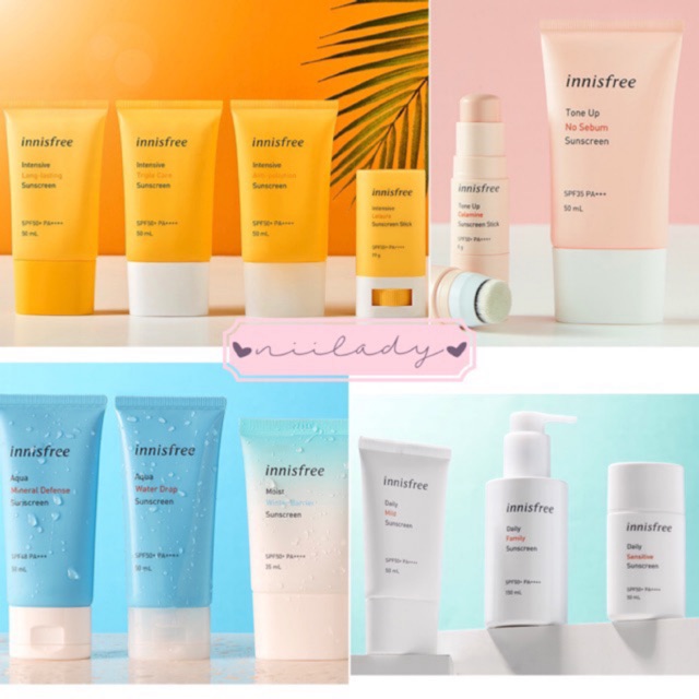 (MẪU MỚI) Chống Nắng Innisfree Các Loại