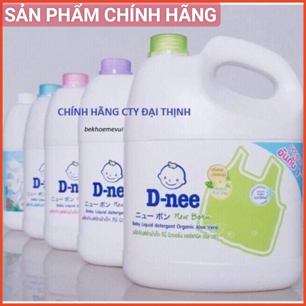 Nước giặt quần áo em bé Dnee 3000ml