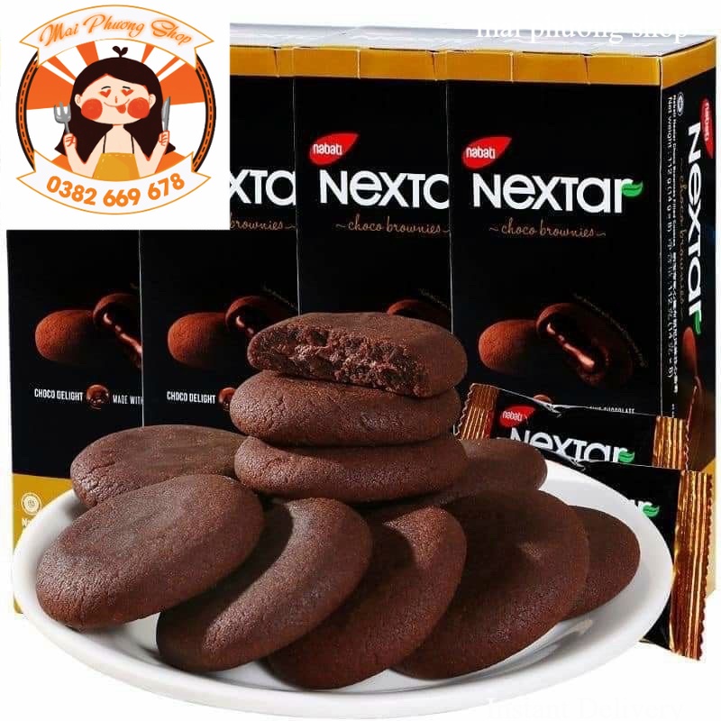 Bánh Nexta nabati socola,Bánh socola nextar nabati hộp 112g