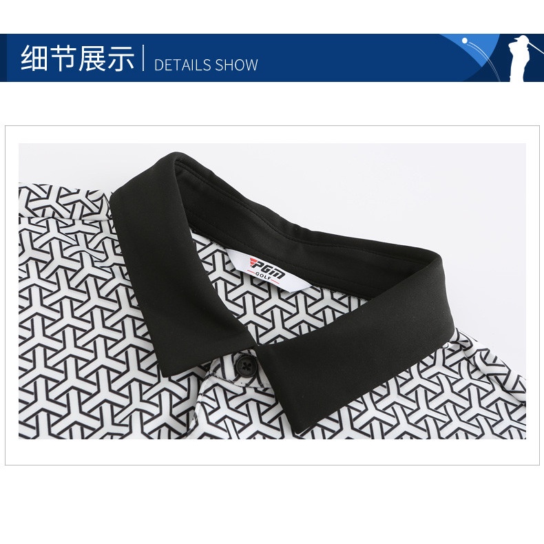 Áo Golf Nam Dài Tay - PGM Men Golf Shirt - YF367