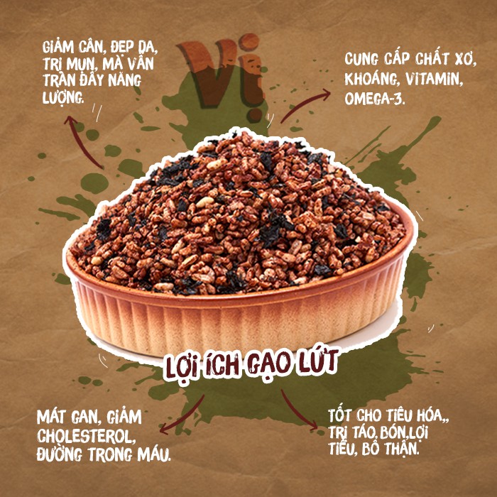 Gạo lứt rong biển Vị hũ hỗ trợ giảm cân, thanh lọc cơ thể | BigBuy360 - bigbuy360.vn