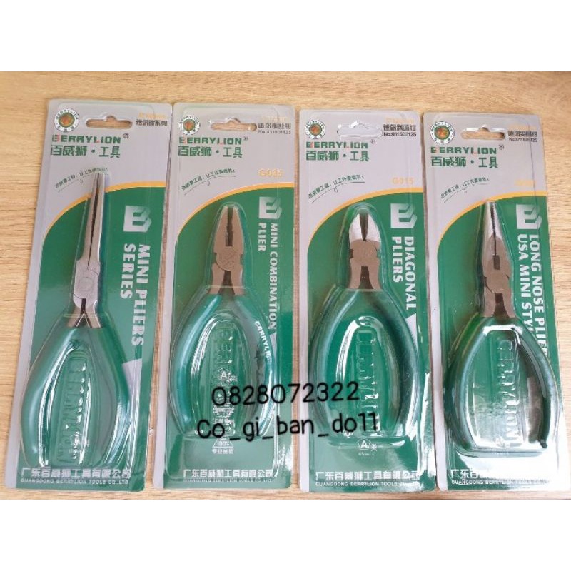 Bộ Ba Cây Kìm Hiệu BERRYLION Chính Hãng.