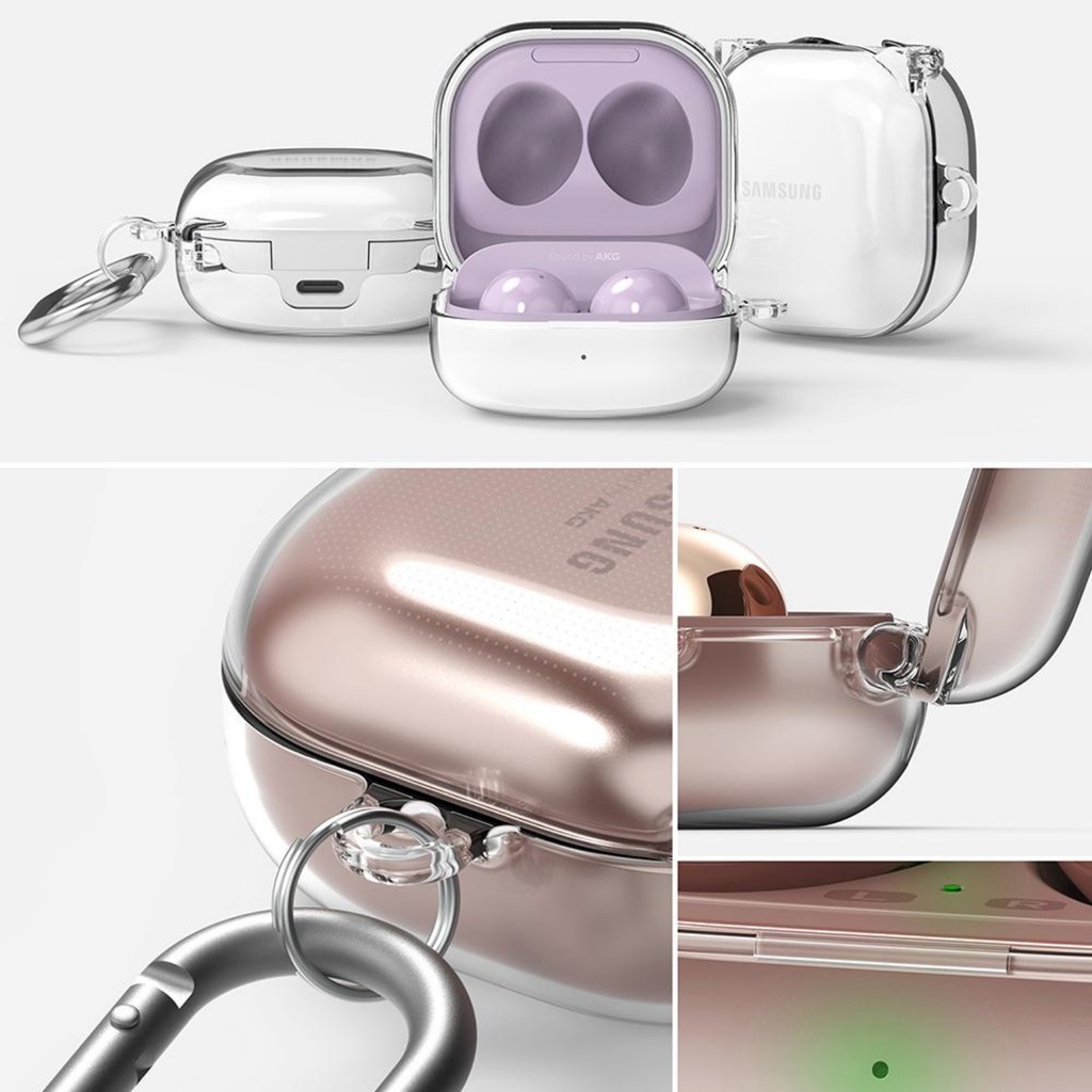 Case ốp cho Samsung Buds Live / Buds Pro / Buds 2 / Buds 2 Pro - Hinge Case - Hãng RINGKE