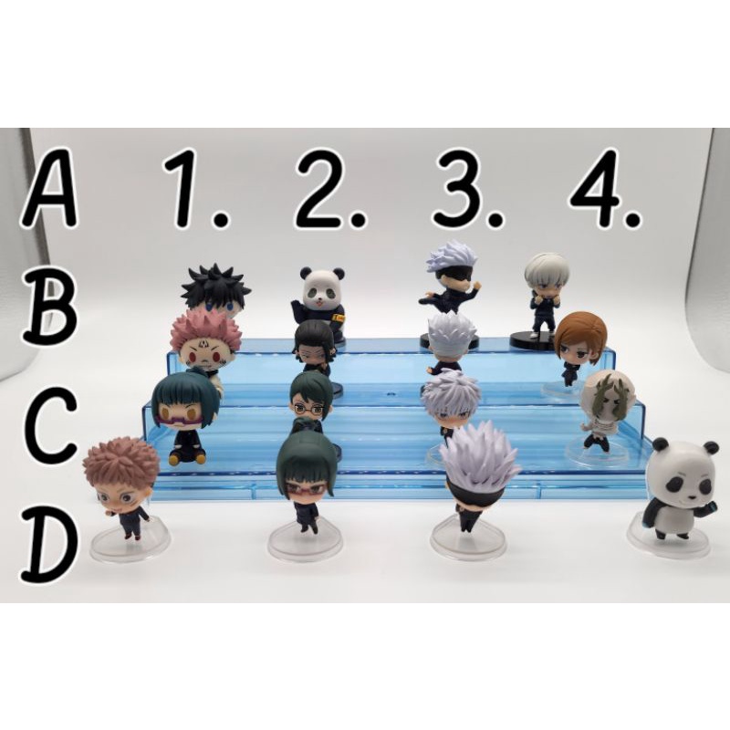 Mô hình mini chủ đề Jujutsu Kaisen JJK số 01, chính hãng Bandai