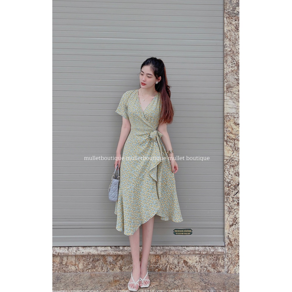 VÁY HOA NHÍ XANH BƠ