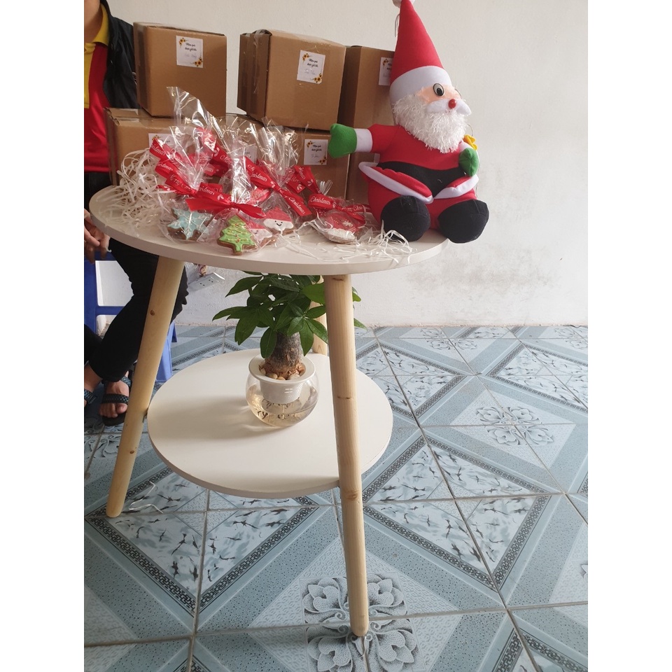 Bàn trà cafe sofa 2 tầng cao cấp phong cách hiện đại