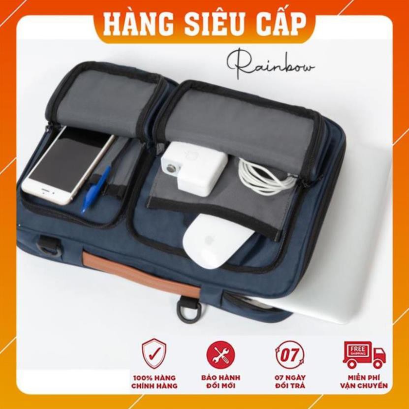 Túi laptop, túi chống sốc laptop macbook chính hãng Rainbow BG001 chất liệu canvas chống nước, lót mút bảo vệ máy tối đa | BigBuy360 - bigbuy360.vn