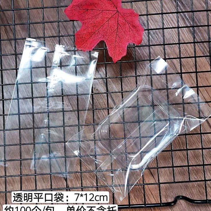 Túi bánh dứa hàn miệng Trong suốt ,7×12cm