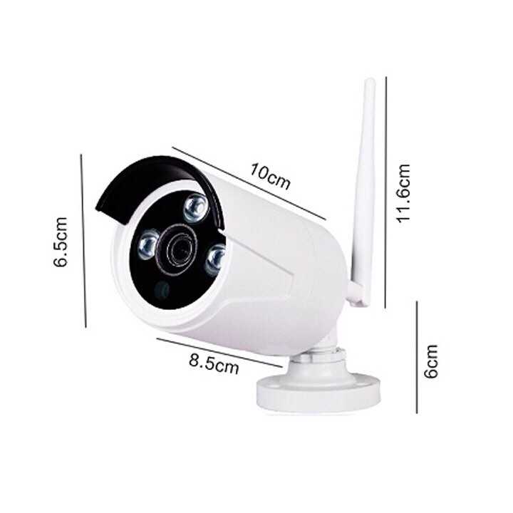 Bộ KIT Camera NVR Hamscy - 4 Mắt WIFI 1.3 - 960P