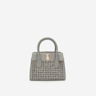 Vascara Túi Xách Tay Phối Tweed Viền Chỉ Nổi SAT 0241