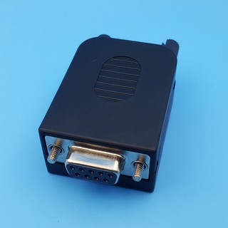 Đầu Nối D-Sub Db9 Female 9pin Màu Đen