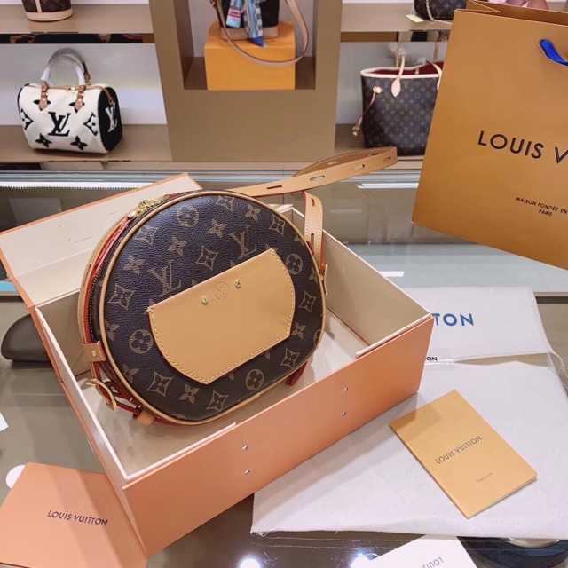 LV tròn bản da thật