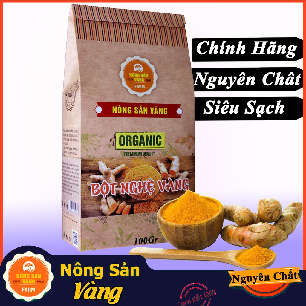 Bột Nghệ Vàng - Nông Sản Vàng 100gr