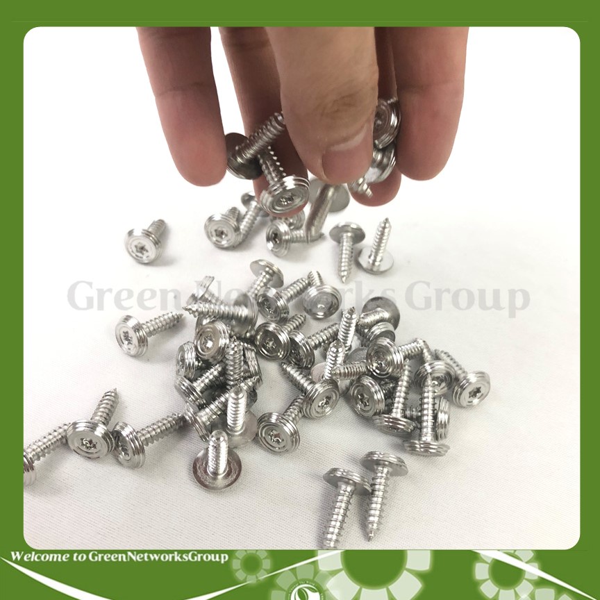 Ốc salaya xoắn 5ly dàn áo đầu lục giác bông Greennetworks ( 1 cái )