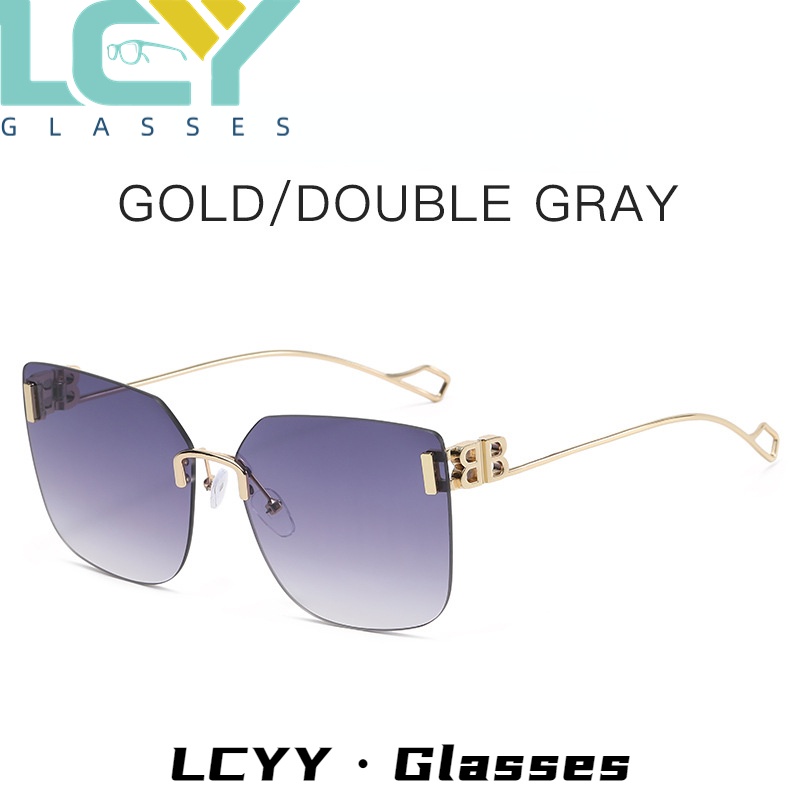 Kính Mát Gọng Màu Gradient Phong Cách Âu Mỹ Thời Trang Mới / 820