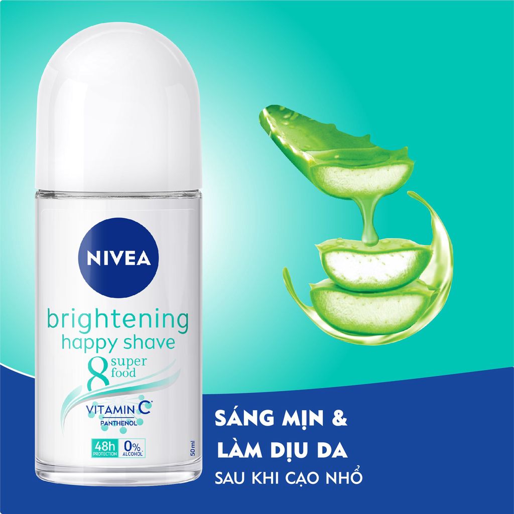 Lăn Ngăn Mùi NIVEA Sáng Mịn Dịu Da 50ml - 83781