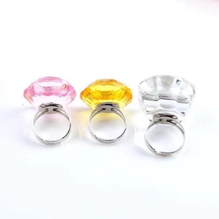 Nhẫn đổ keo nối mi, mực phun xăm pha lê