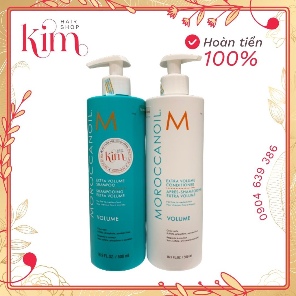 Dầu gội xả Moroccanoil Extra Volume tăng phồng 500 ml -1000 ml