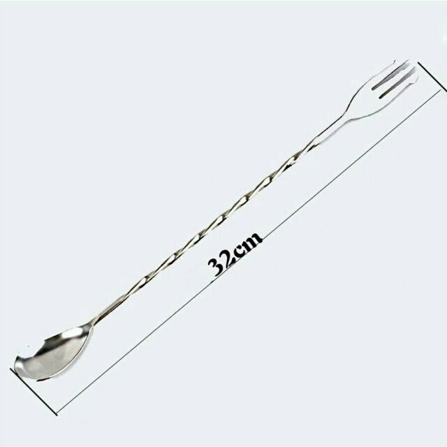 Thìa bar pha chế inox | bar spoon muỗng khuấy pha chế hai đầu