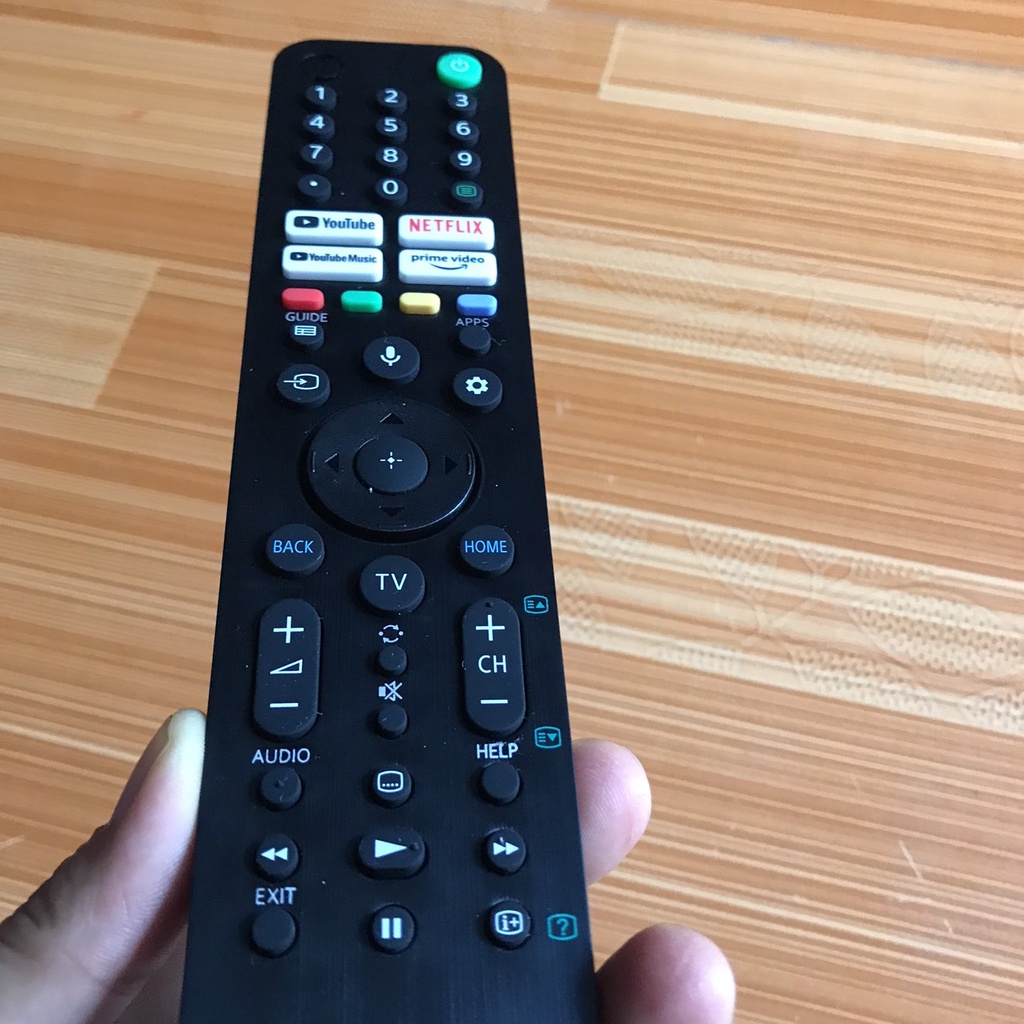 Điều khiểnTivi Sony 4K 50 inch KD-50X75, Remote tivi android có giọng nói TX520P