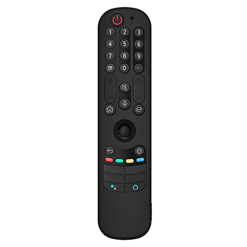 Vỏ bọc silicone bảo vệ bộ điều khiển từ xa cho LG OLED TV AN-MR21GC MR21N/ 21GA MR21GA màu đen