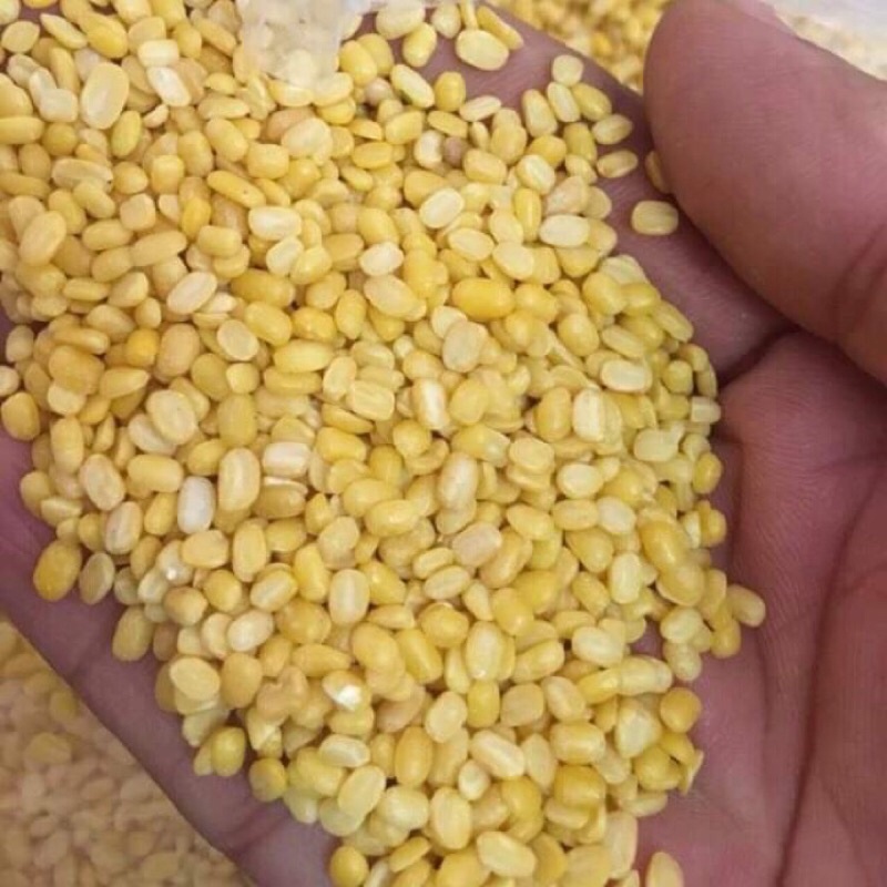 Đậu xanh bóc vỏ 1kg không tẩm màu, không chất bảo quản