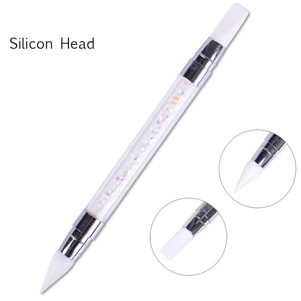 Cọ Vẽ Móng Đầu Silicone 3D|Tay Cầm Chơi Game Chất Lượng Cao