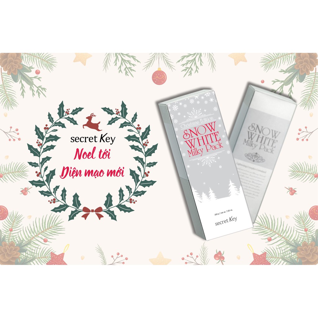 [Cam Kết Chuẩn Auth] Kem Tắm Trắng Secret Key Snow White Milky Pack | BigBuy360 - bigbuy360.vn