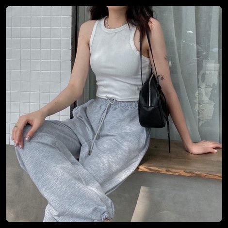 Áo bra sát nách thun gân croptop phông trơn body dáng ôm phong cách Hàn Quốc trẻ trung năng động