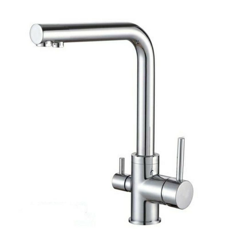 Vòi rửa chén 3 đường nước💥FREE SHIP💥 inox cao cấp, mạ crom sáng bóng, sang trọng