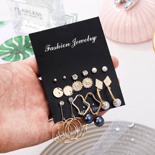 Set 12 đôi Khuyên tai siêu đẹp