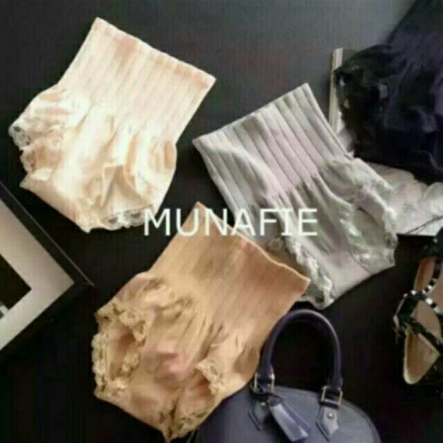 Quần Lót Gen Nịt Bụng Cạp Cao Eo Thon Gợi Cảm Viền Ren A48