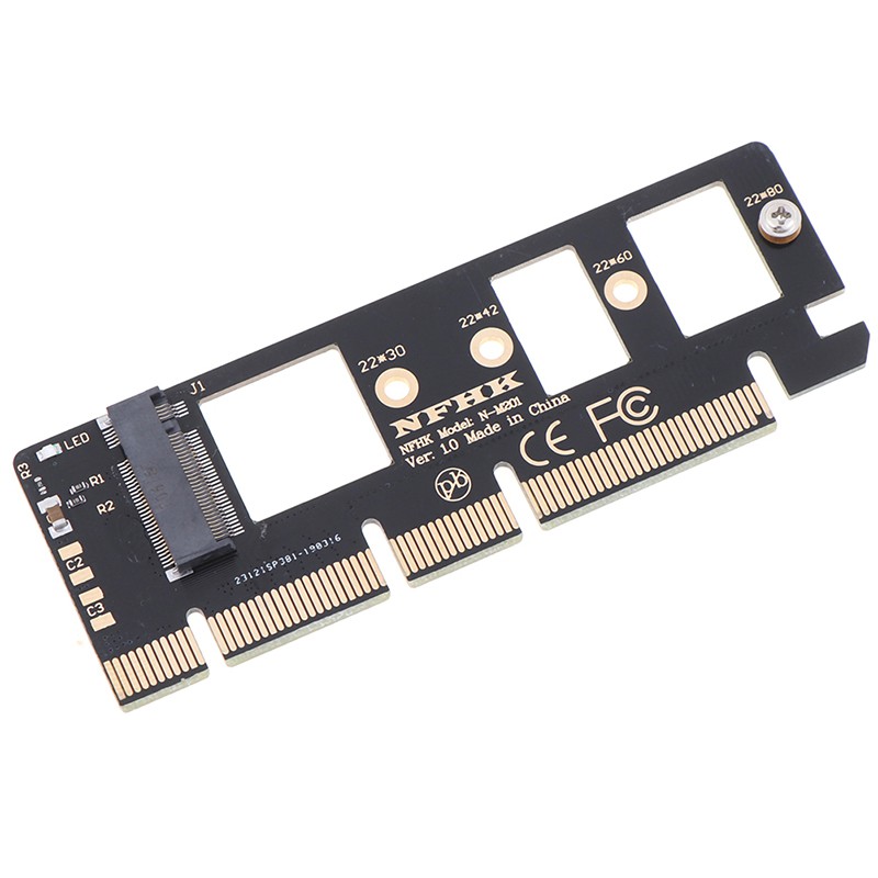 (3C & Bi) Giắc Chuyển Đổi 1xnvme M.2 Ngff Ssd Sang Pci-E Pci Express 3.0 16x X4