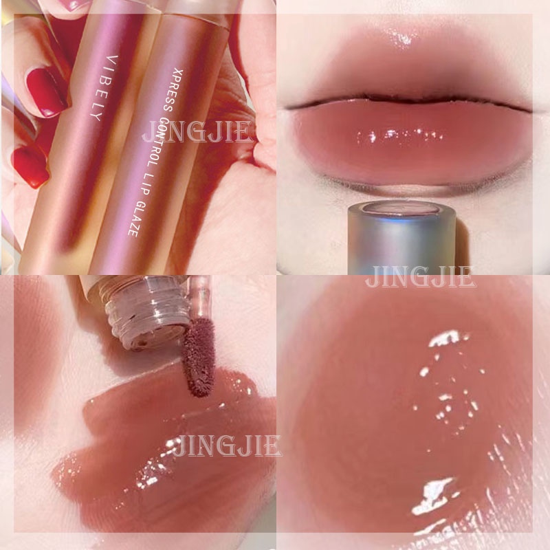 [Hàng mới về] Son kem bóng VIBELY hiệu ứng gương trang điểm lâu trôi