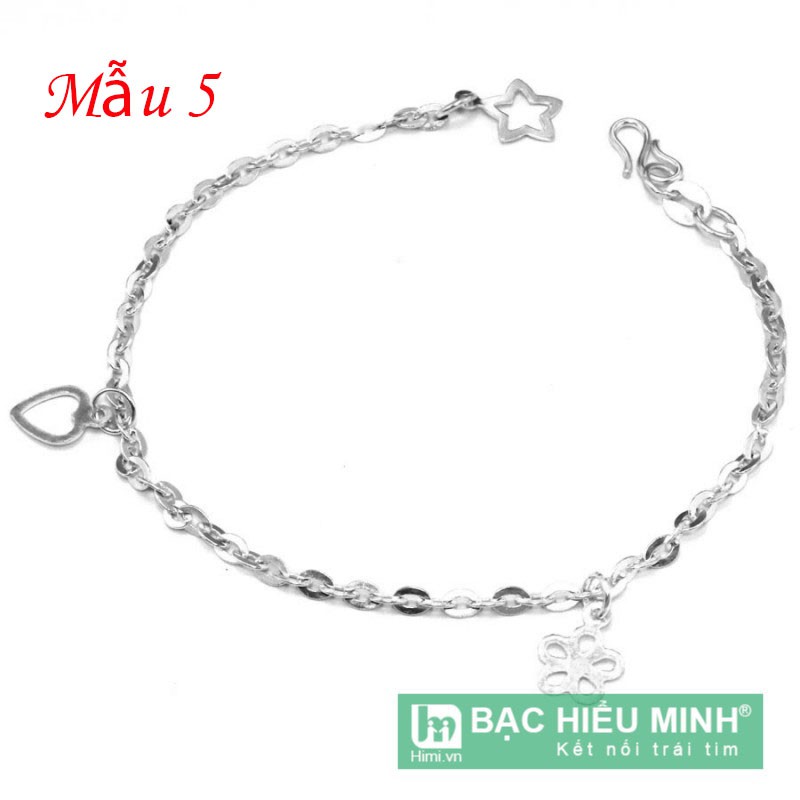Lắc tay nữ bạc 925 HIMI LTU001 kiểu hàn quốc bạc thật đơn giản sáng đẹp - BẠC HIỂU MINH | BigBuy360 - bigbuy360.vn