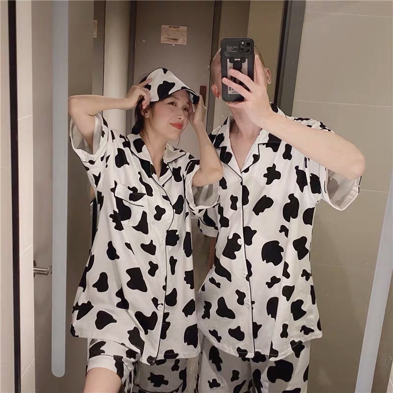 [Hàng Cao Cấp Loại 1]Bộ Quần Áo Ngủ Nam Nữ Chất Lụa Đũi Mát Mẻ Bò Sữa Hàng Cao Cấp 2XD sHOP | BigBuy360 - bigbuy360.vn