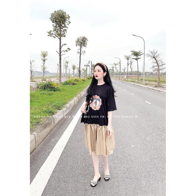 BÁN SỈ VÁY SUÔNG CHỮ STAKELAND PHỐI CHÂN BÈO CHO NỮ | BigBuy360 - bigbuy360.vn