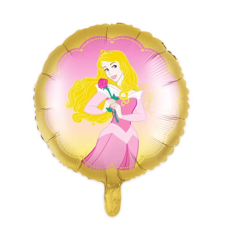 1 Bong Bóng Tròn 18 Inch In Hình Công Chúa Disney Xinh Xắn
