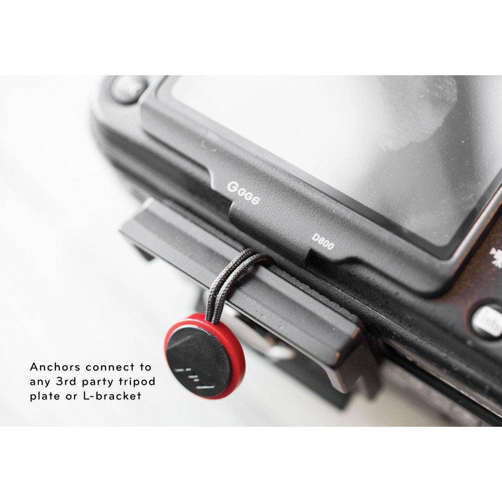 Dây máy ảnh Thao tác nhanh Peak Design Slide Lite Black, Bản size trung 3cm