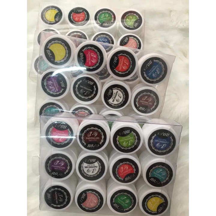 Set gel vẽ 12 màu siêu đẹp