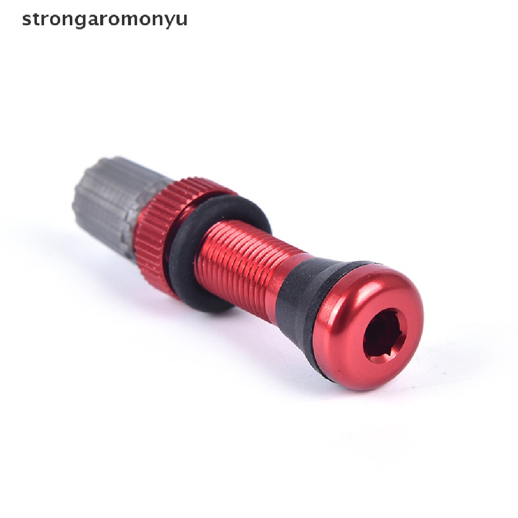 【YU】 Bicycle Schrader Tubeless Valve Bike Valve Rim Wheel Tubeless Tire Tyre Valve .