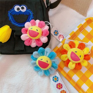 Ghim cài áo hình hoa hướng dương màu sắc cầu vồng dễ thương