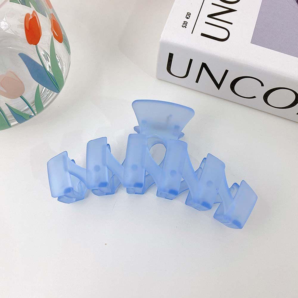 NICKOLAS Kẹp Tóc Hình Cá Mập Bằng Nhựa Màu Sắc Ngọt Ngào Phong Cách Pháp Cho Nữ