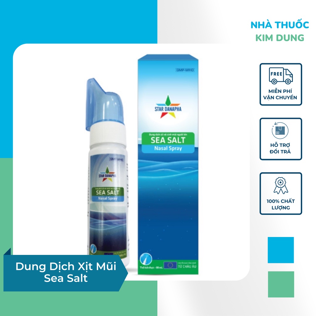 Dung Dịch Xịt Mũi Sea Salt Vệ Sinh Mũi Loại Bỏ Bụi Bẩn Dịch Nhầy Bảo Vệ thumbnail