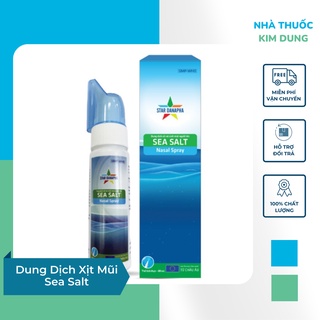 Dung Dịch Xịt Mũi Sea Salt Vệ Sinh Mũi Loại Bỏ Bụi Bẩn Dịch Nhầy Bảo Vệ Đường Hô Hấp Cho Người Lớn thumbnail