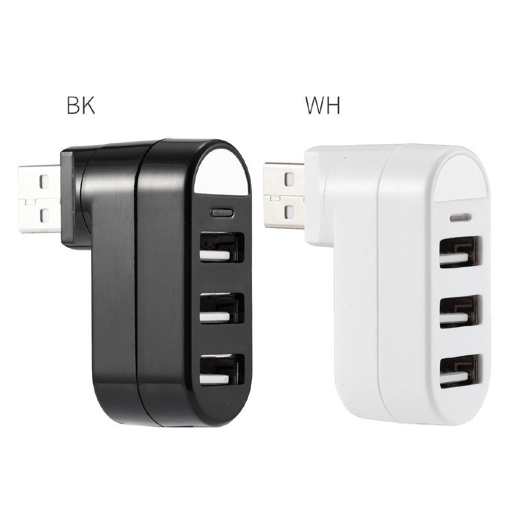 Bộ chia 3 cổng USB 2.0 mini tiện dụng