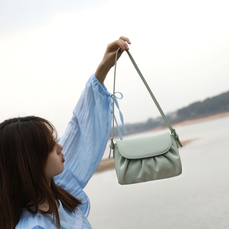 Túi xách IELGY đeo chéo vai hình đám mây phong cách học đường tươi mới