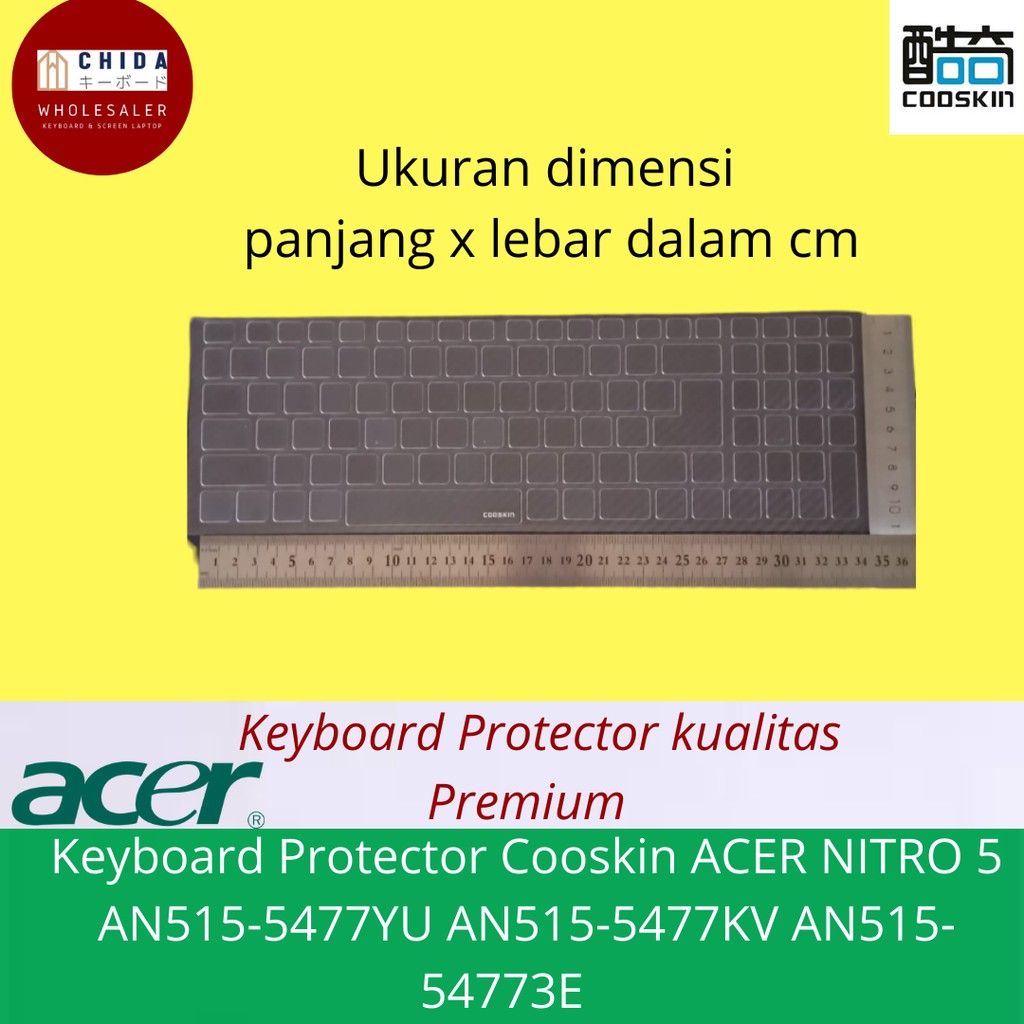 Miếng Dán Bảo Vệ Bàn Phím Acer Nitro 5 An515-44 An515-54 An515-55 7 An715-51 Predator Helios 300