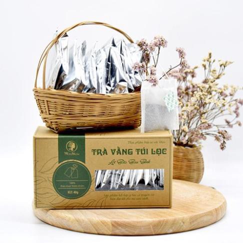 Hộp 20 gói trà vằng túi lọc lợi sữa cho mẹ sau sinh 40gr - WonMom (Việt Nam) Hàng có sẵn