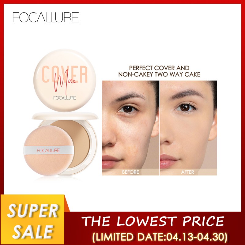 Phấn che khuyết điểm Focallure chứa vitamin c giúp kiềm dầu hiệu quả chất lượng cao | BigBuy360 - bigbuy360.vn